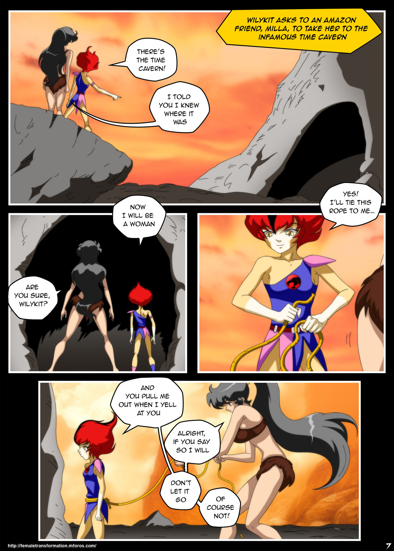 The Time Cavern page 9 full