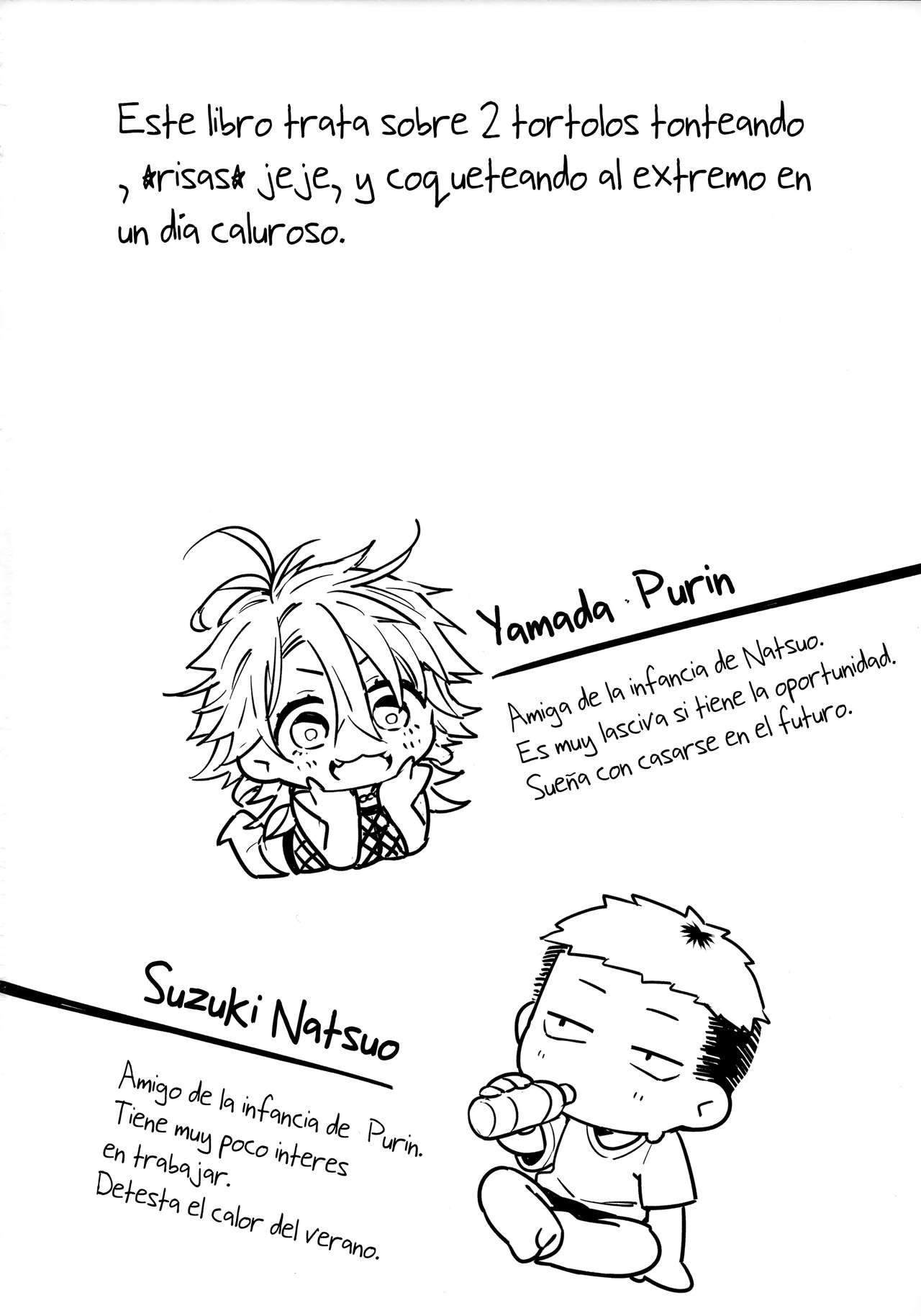 Chikyuu ga Achuachu dakara Kanojo ga Chintama o Fuufuu Shite Kureru Hon | Hace Tanto Calor Que Mi Novia Tiene Que Soplarme Allí Abajo page 2 full