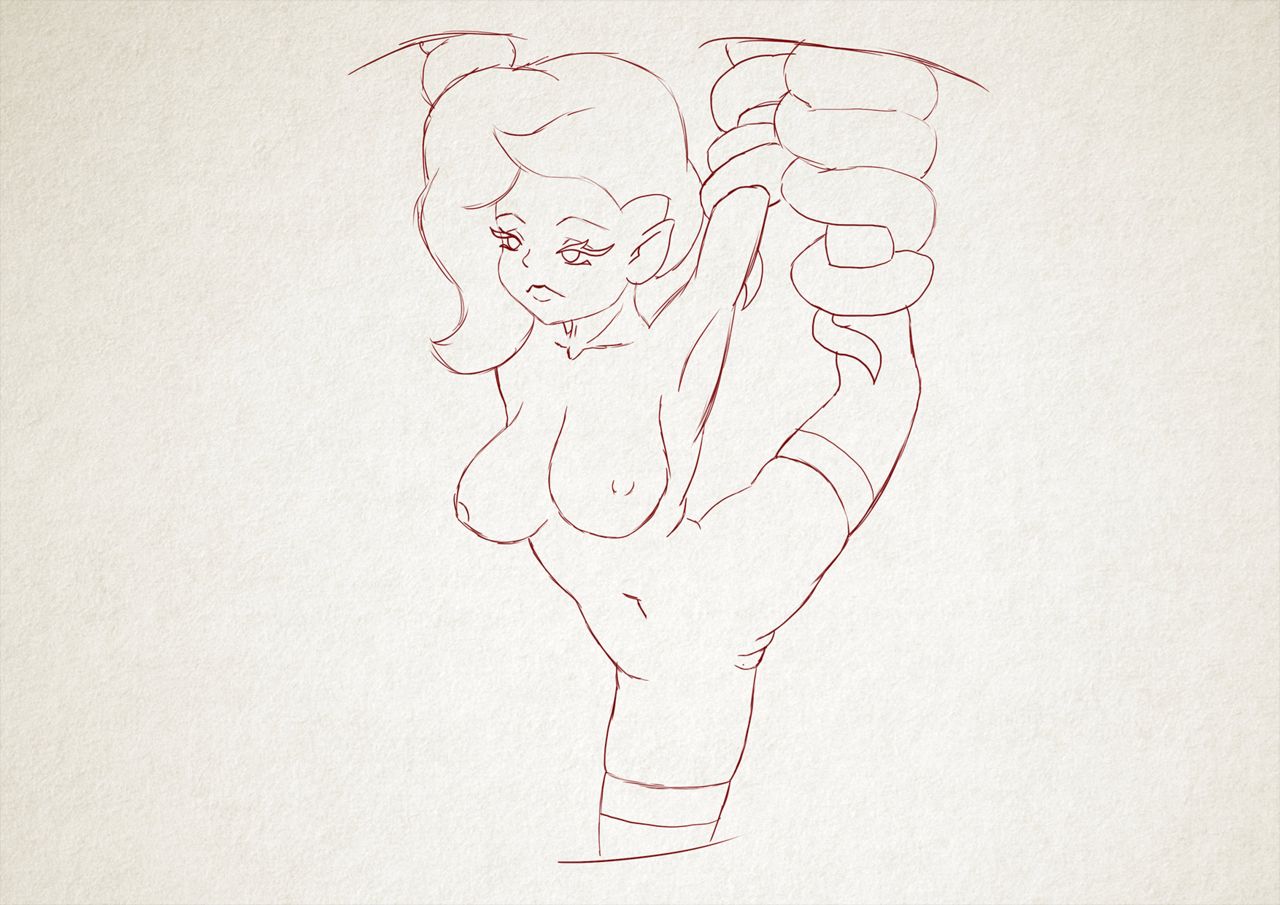Butter Tentacle - Animated Scene Sketch page 2 full