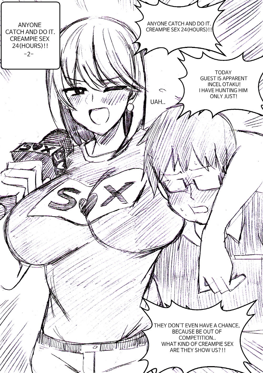 Anyone catch and do it 24h ....1~3 | 아무나 붙잡고 해보자 질내사정 섹스 24시 1~3 page 3 full