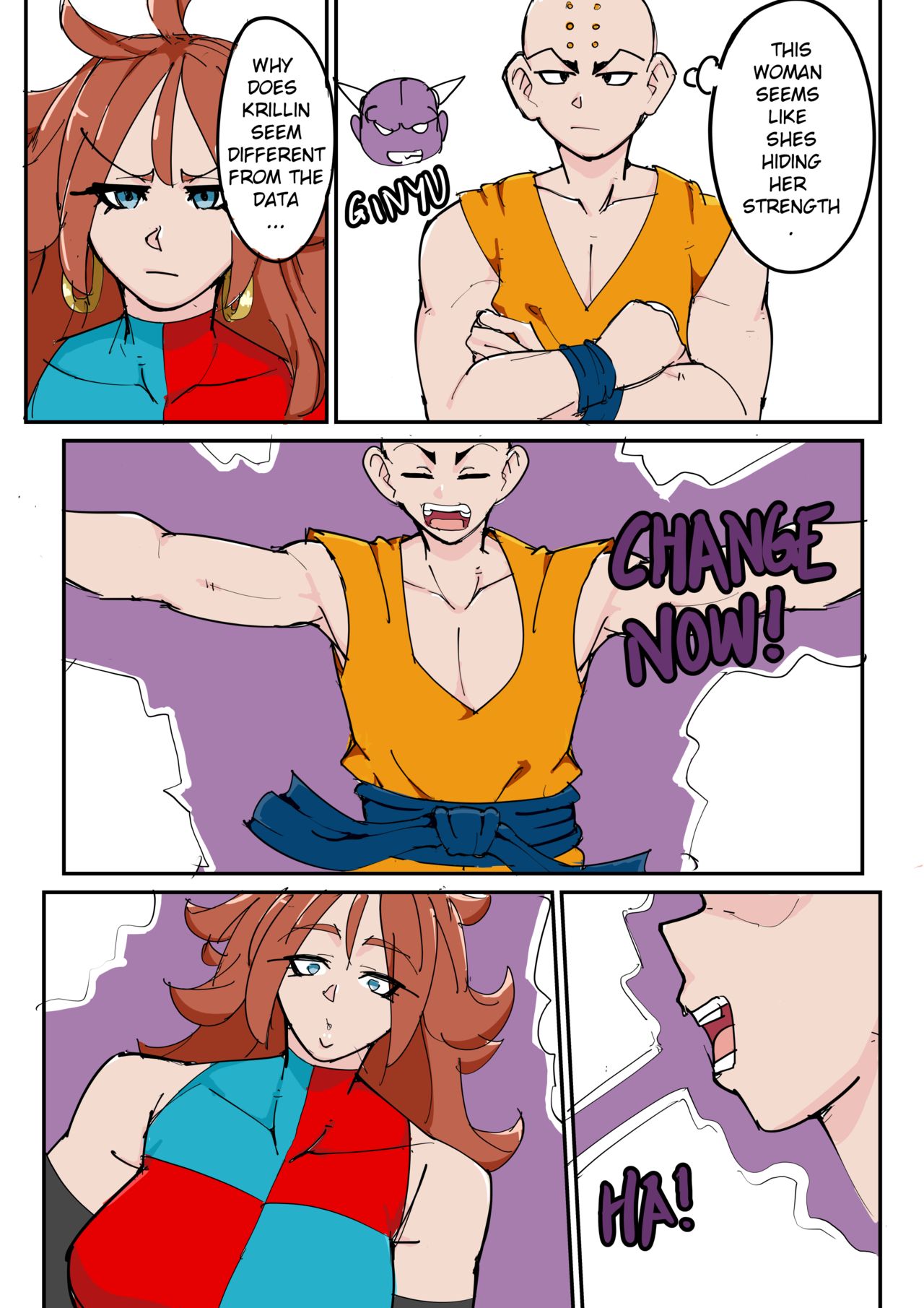 Android 21 gets her body stolen page 2 full
