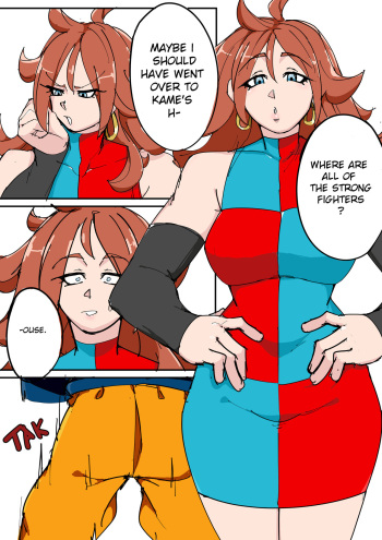 Android 21 gets her body stolen cover