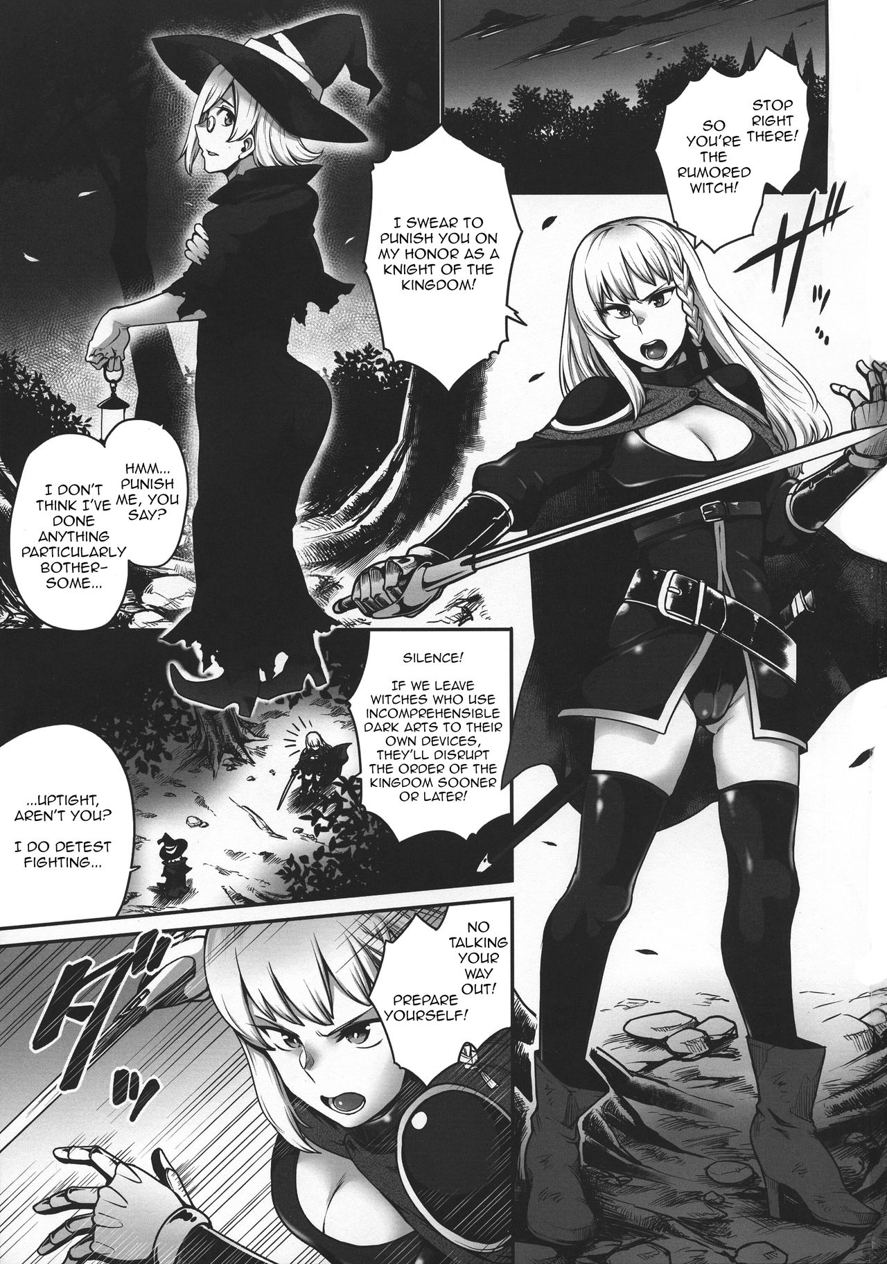 Onna Kishi to Futanari no Noroi | The Lady Knight and the Futanari Curse page 3 full