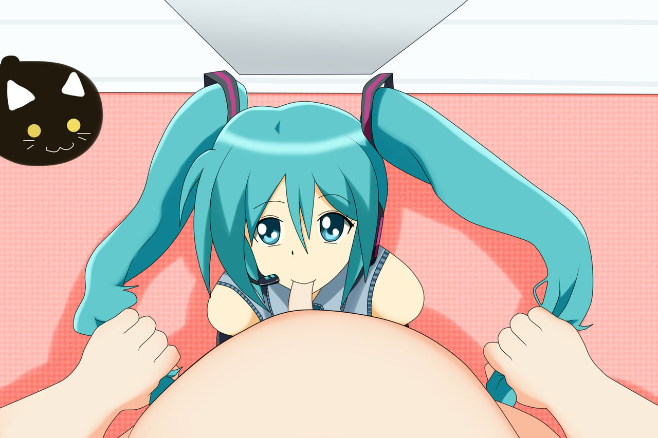 Slutty Idol Miku Hatsune x Fat Otaku with small cock page 6 full