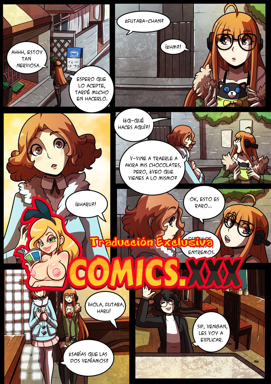 Joker Futaba Haru Comic -  - page 1 full