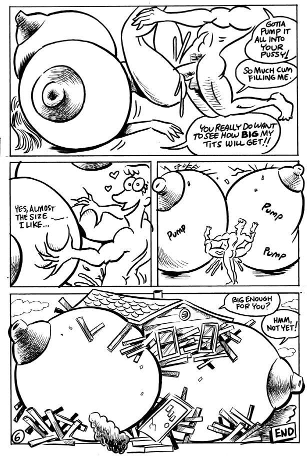 “Big Tit Contest” - 6 pg  &amp; “Breast of Dreams” 2 pg page 6 full