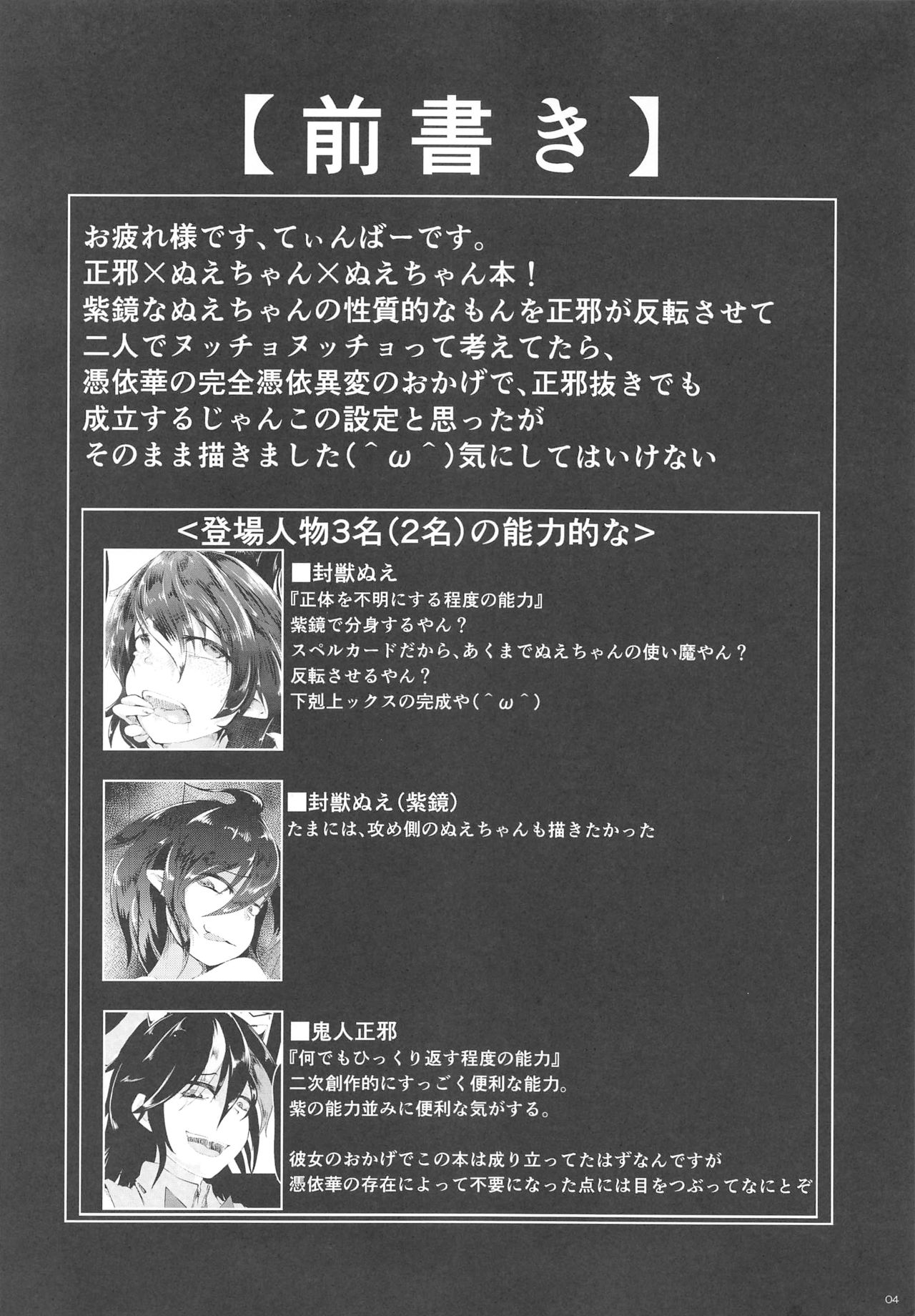 正邪とぬえちゃんでぬえちゃんを責める本 page 3 full