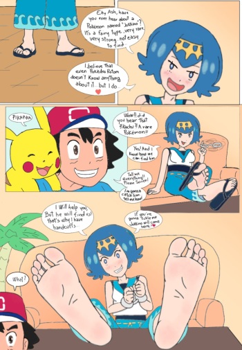 Suiren/Lana pokegirl tickle comic cover