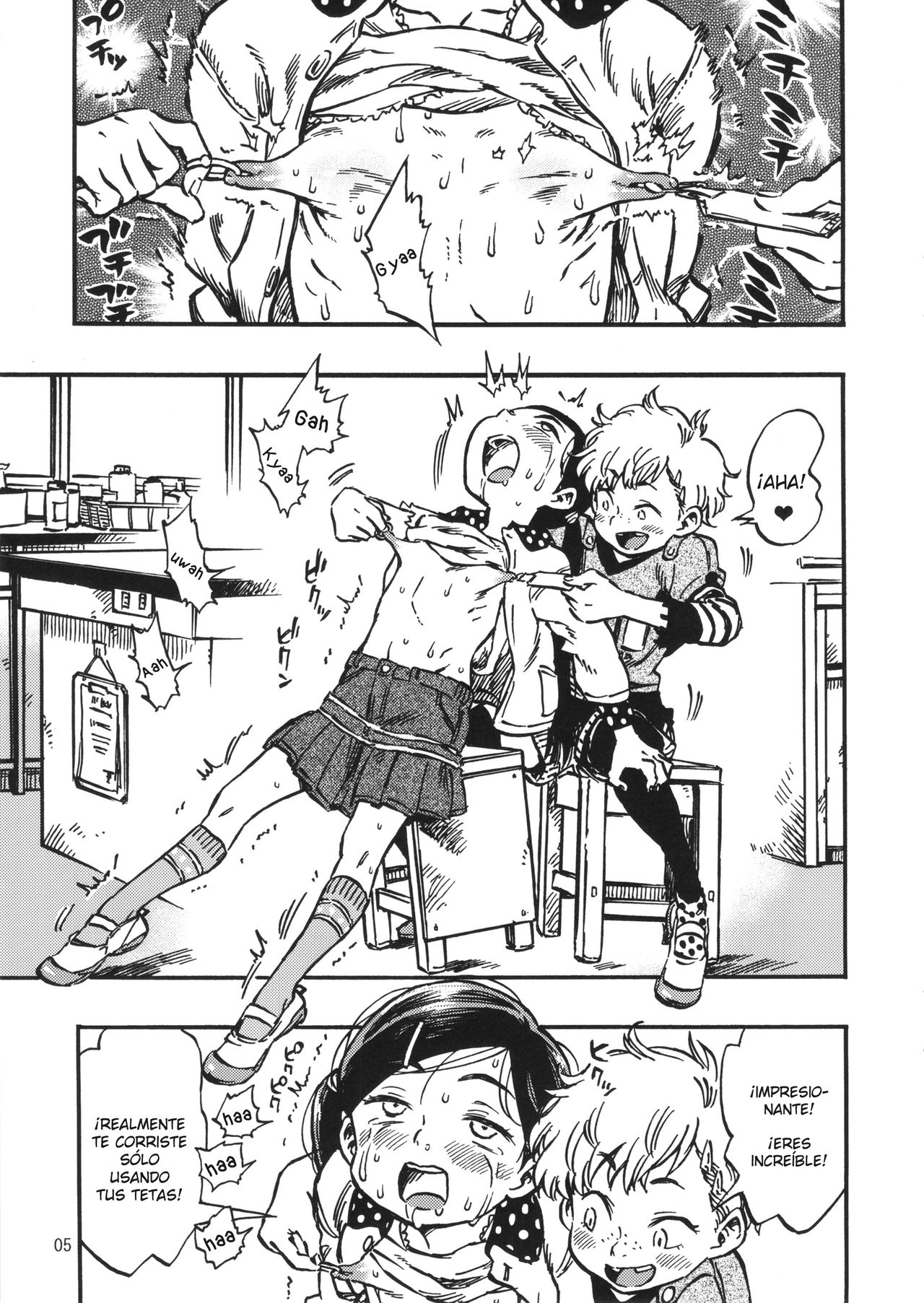Geroko-chan to Chikubiko-chan | Vomitocita y Pezoncita page 4 full
