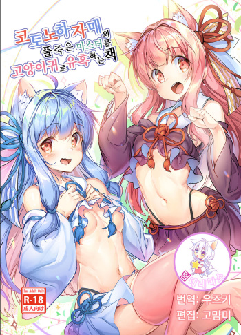 Kotonoha Shimai no Ochikomu Master o Nekomimi de Yuuwaku Suru Hon | 코토노하 자매의 풀죽은 마스터를 고양이 귀로 유혹하는 책 cover