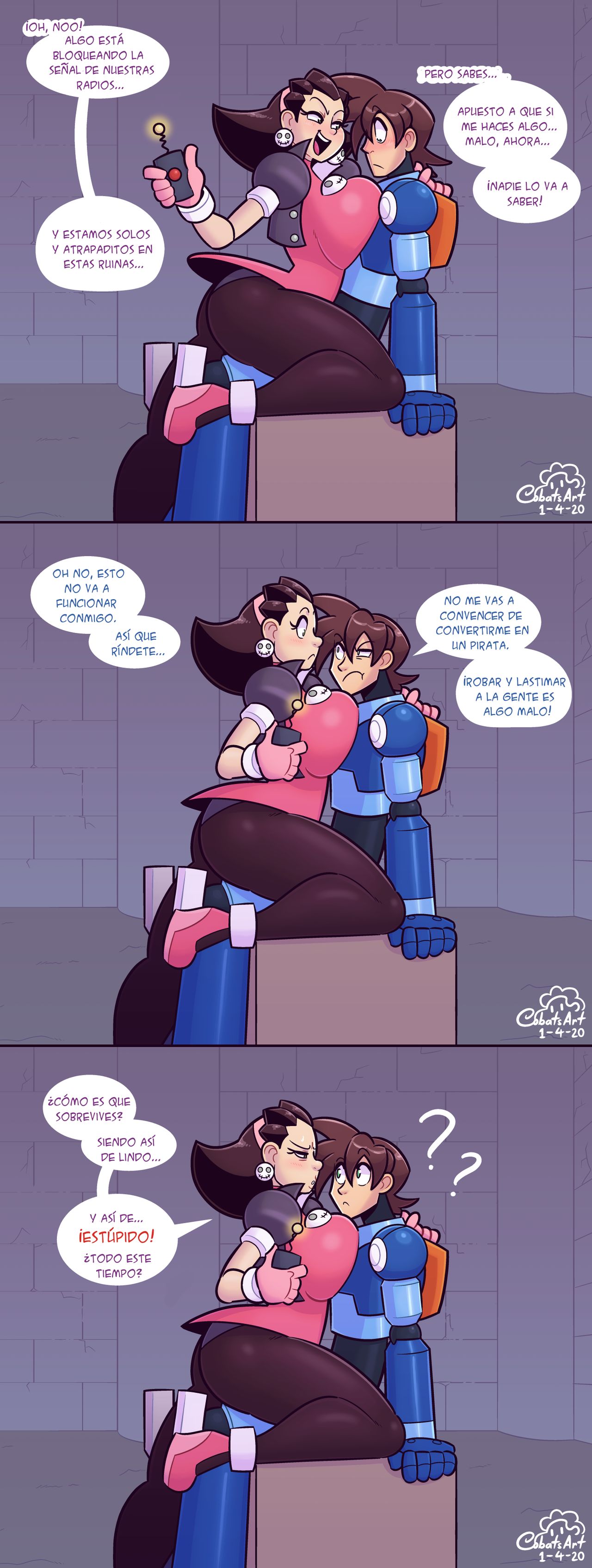 Tron Bonne and Mega-Dweeb page 6 full
