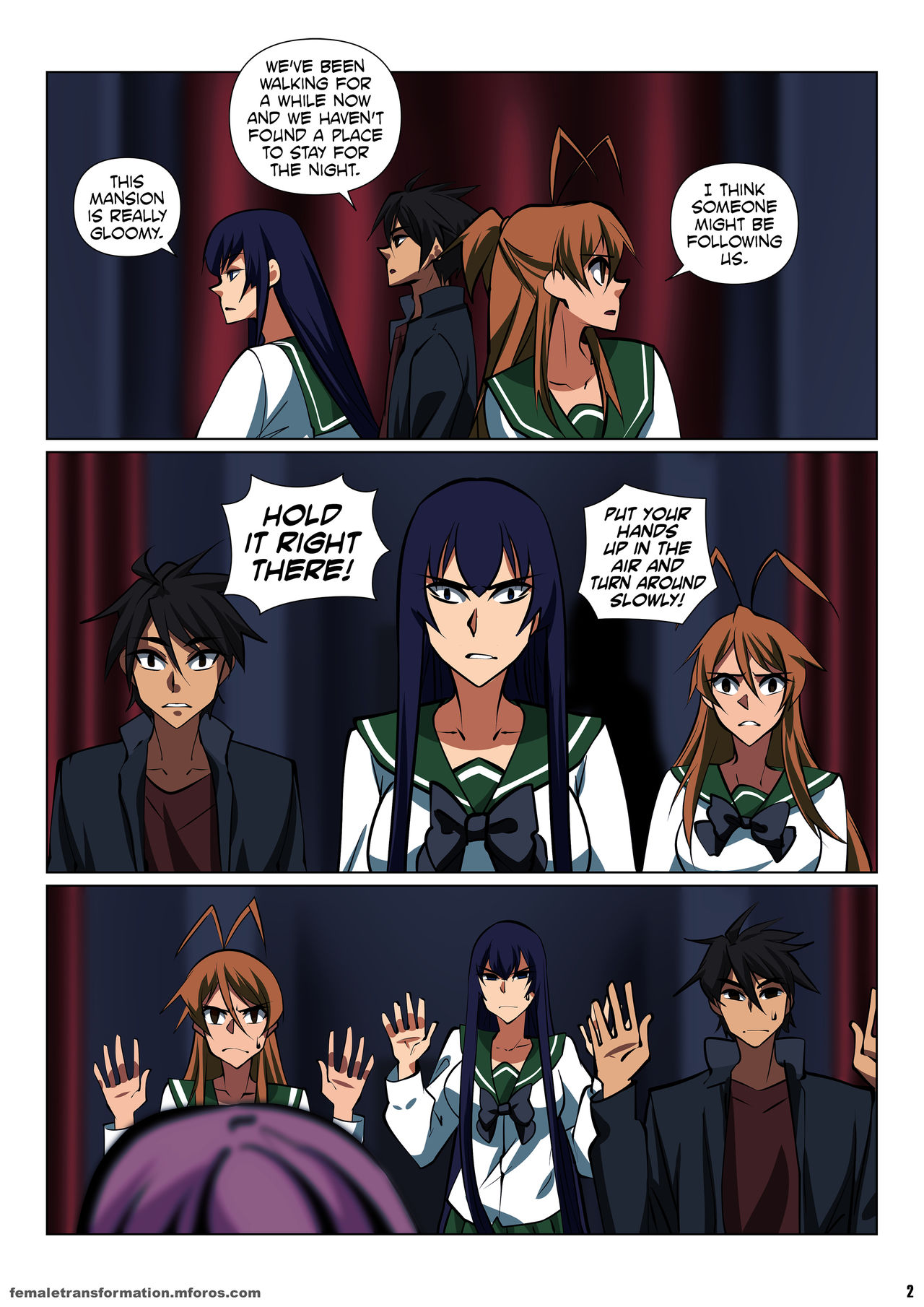 H.O.T.W. High School of the Werewolf page 3 full