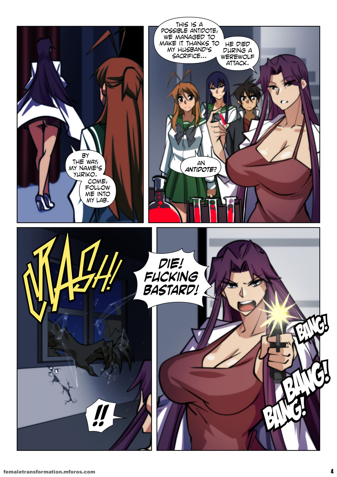 H.O.T.W. High School of the Werewolf page 5 full