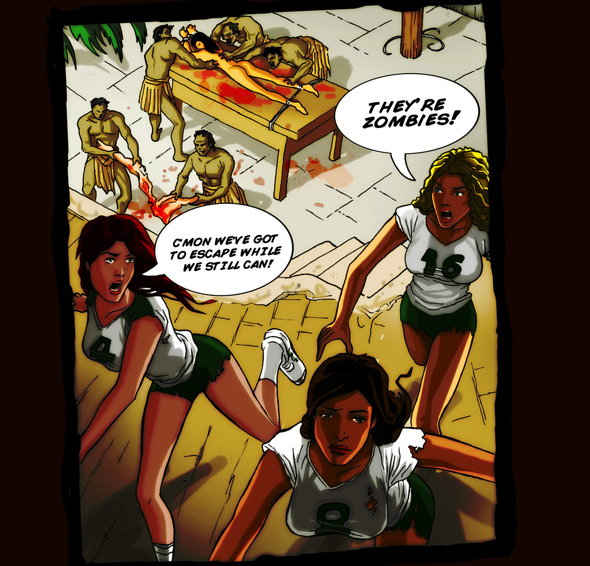 Lost Zombie Civilization of Death Island 1-3 page 6 full