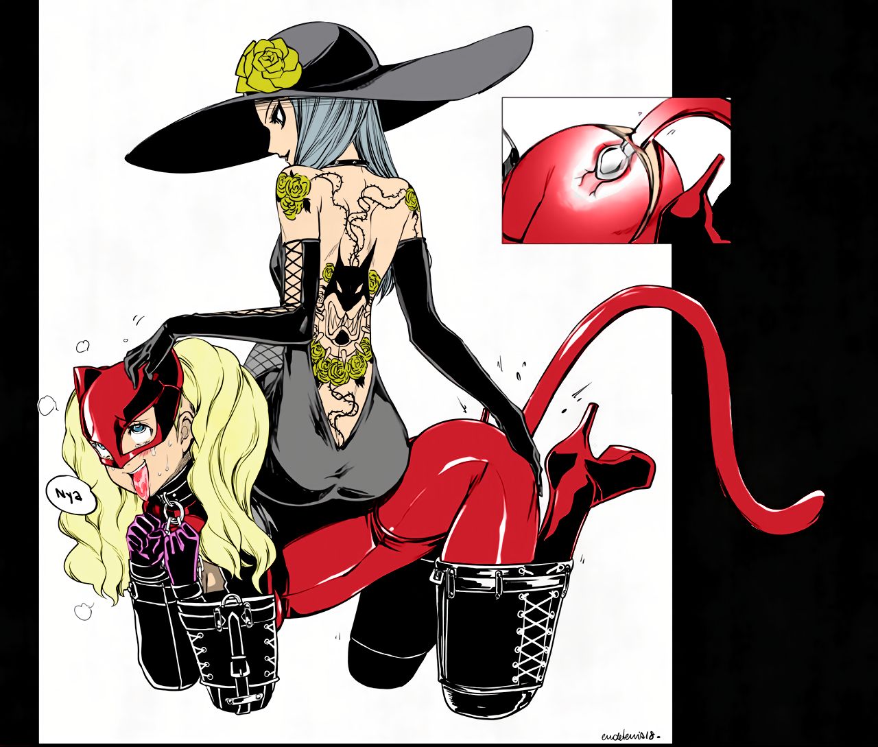 Colored image edits of Killerwhale's comms page 7 full