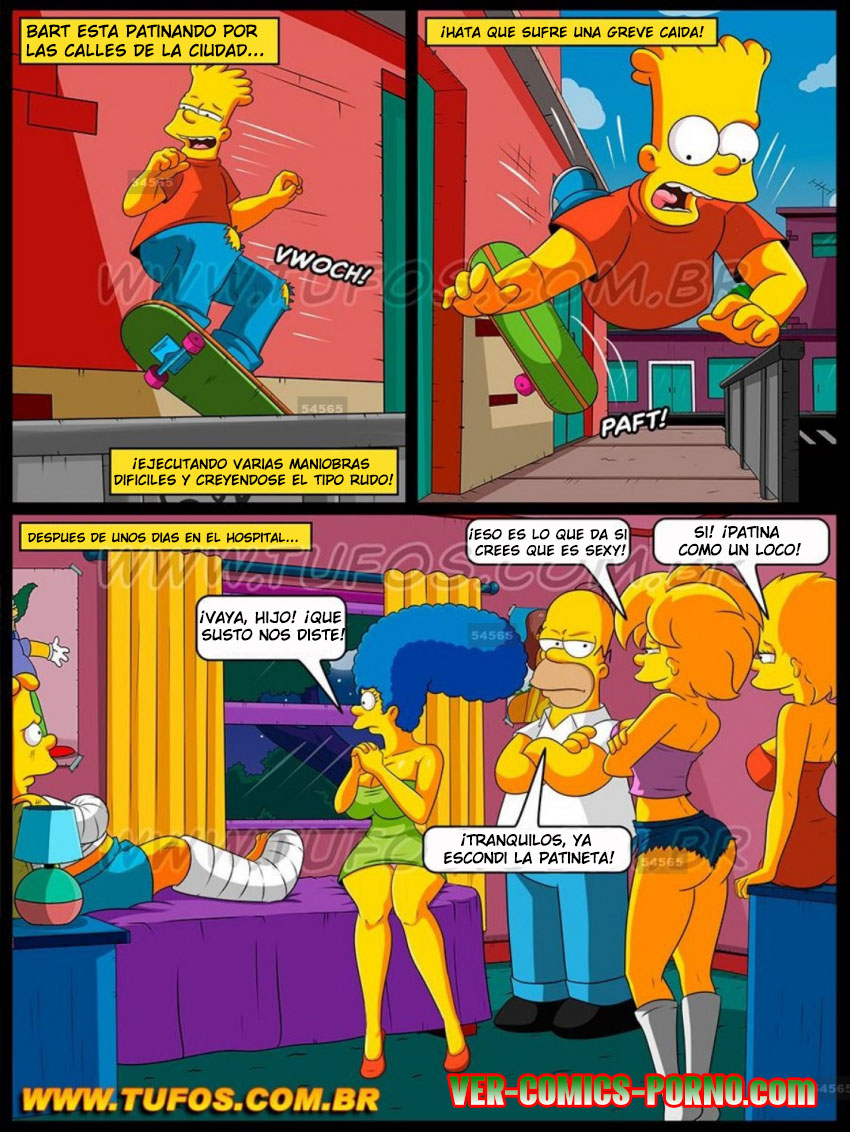 Cuidando al Hijo Accidentado   Los Simpsons page 2 full