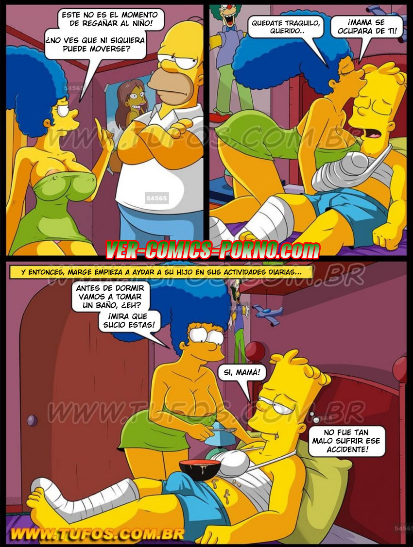 Cuidando al Hijo Accidentado   Los Simpsons page 3 full