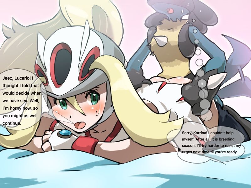 Noborhys Korrina x Lucario page 1 full
