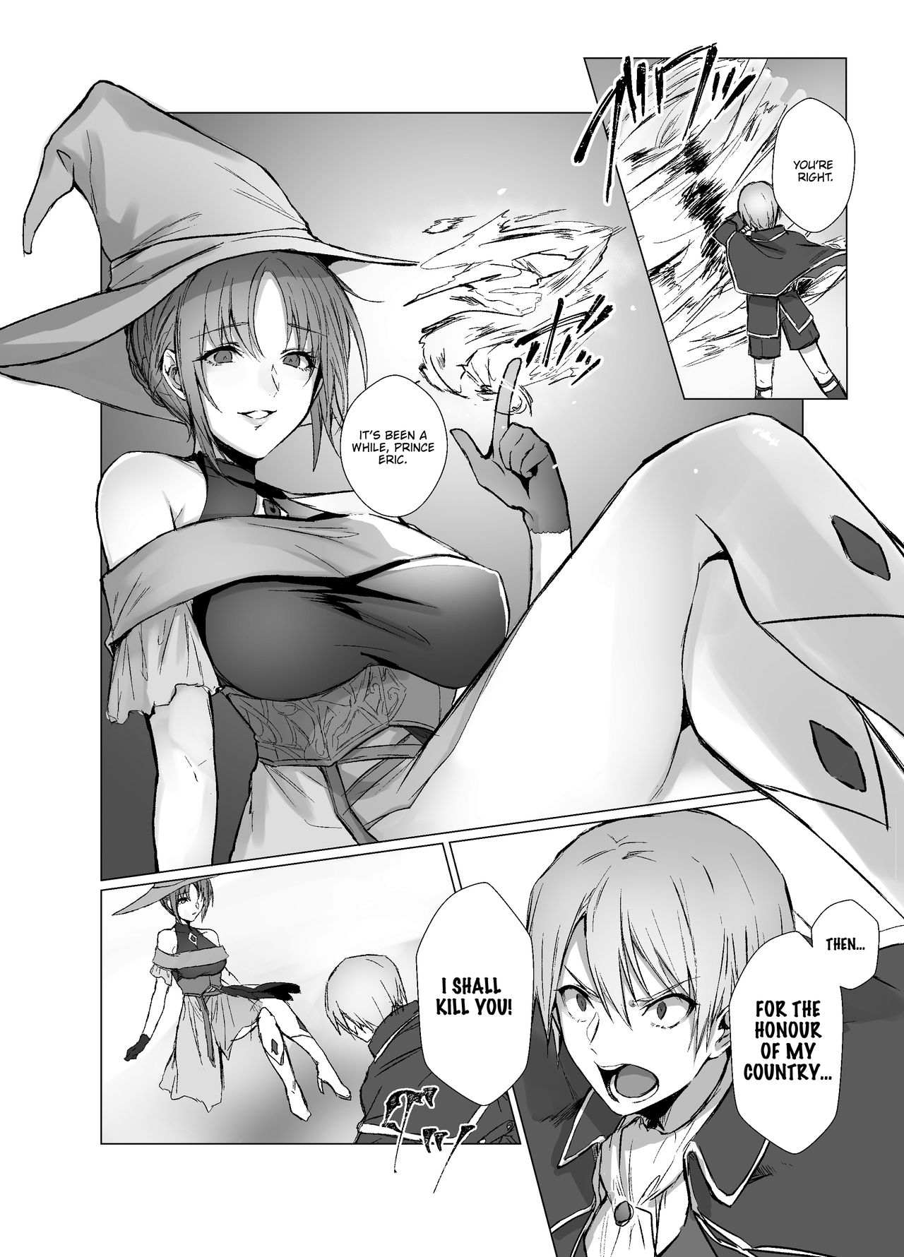 Kegarenaki Ken ~Hokori Takaki Ouji Kyousei Nyotaika~ | The Unsullied Blade ~The Forced Genderswap of a Proud Prince~ page 3 full