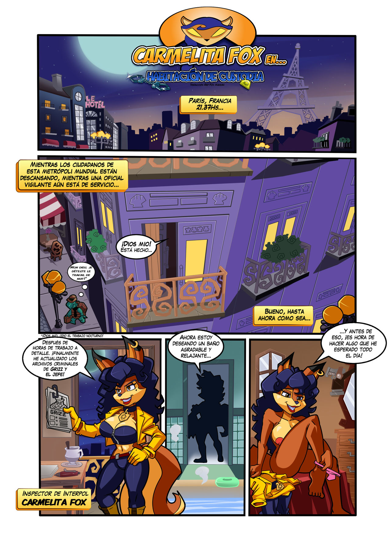Carmelita Fox en: Cuarto de Custodia page 1 full