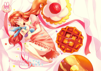 Strawberry Waffle ni Whip o Soete cover