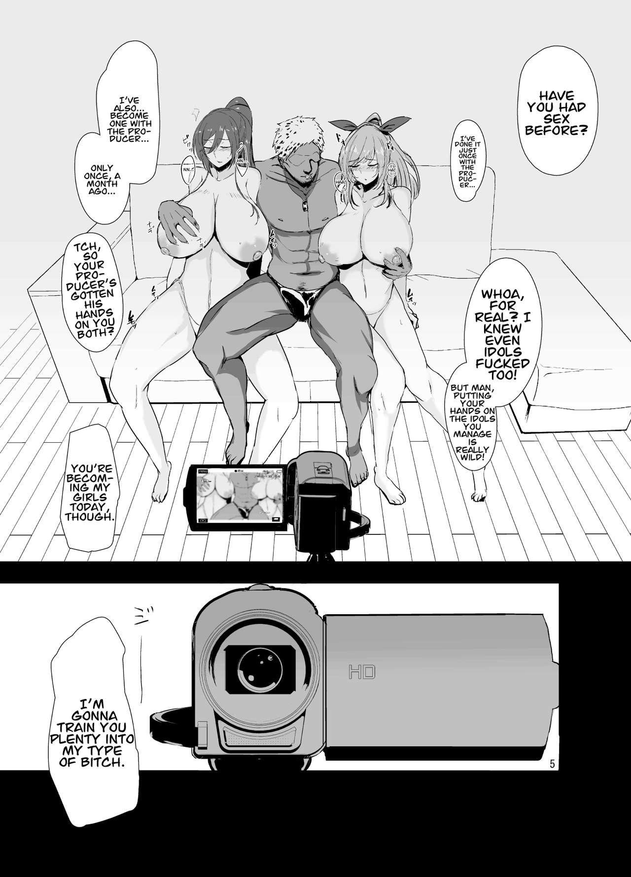 Sakuya to Kogane ga Saimin de AV Debut Suru Hon    =White Symphony= page 5 full