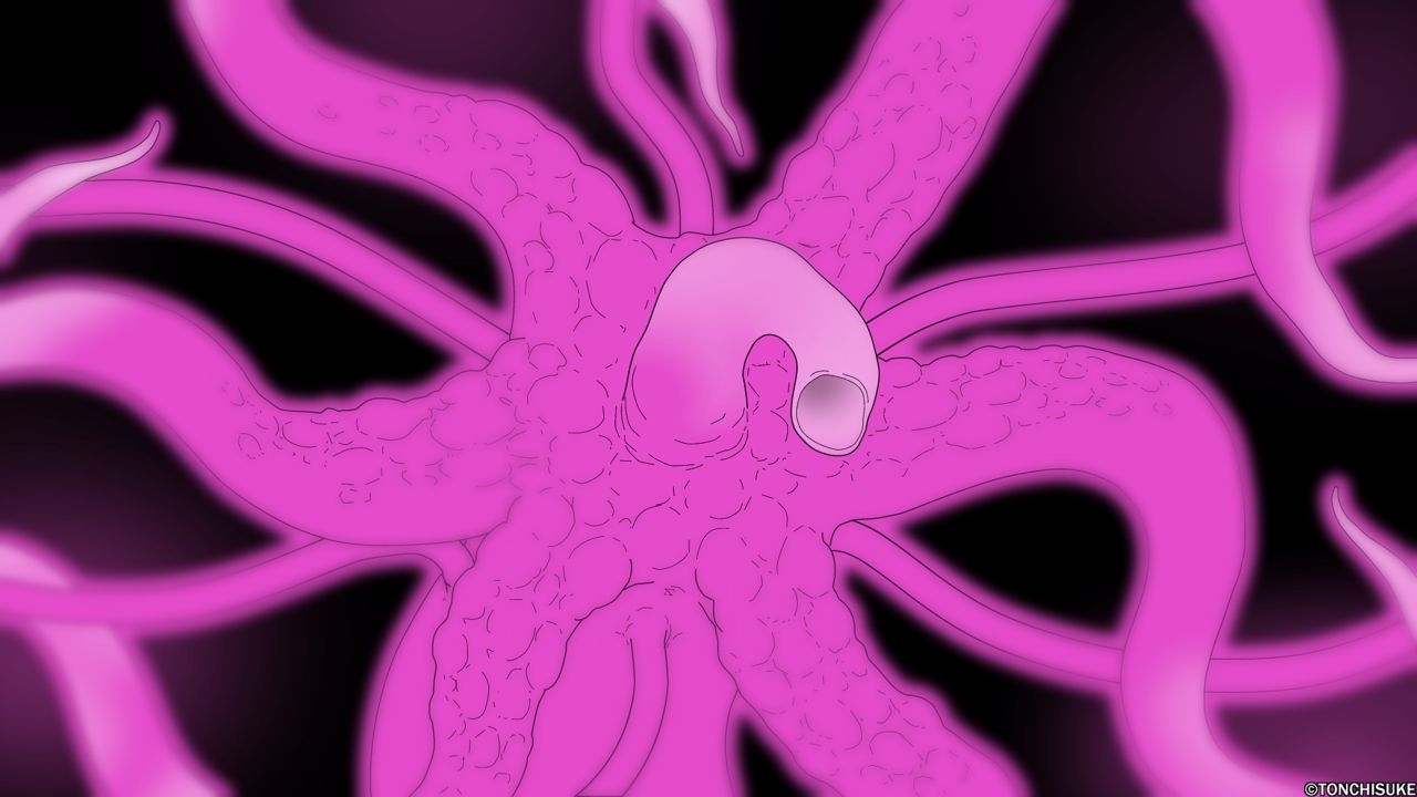 Pink Tentacle Creature page 3 full