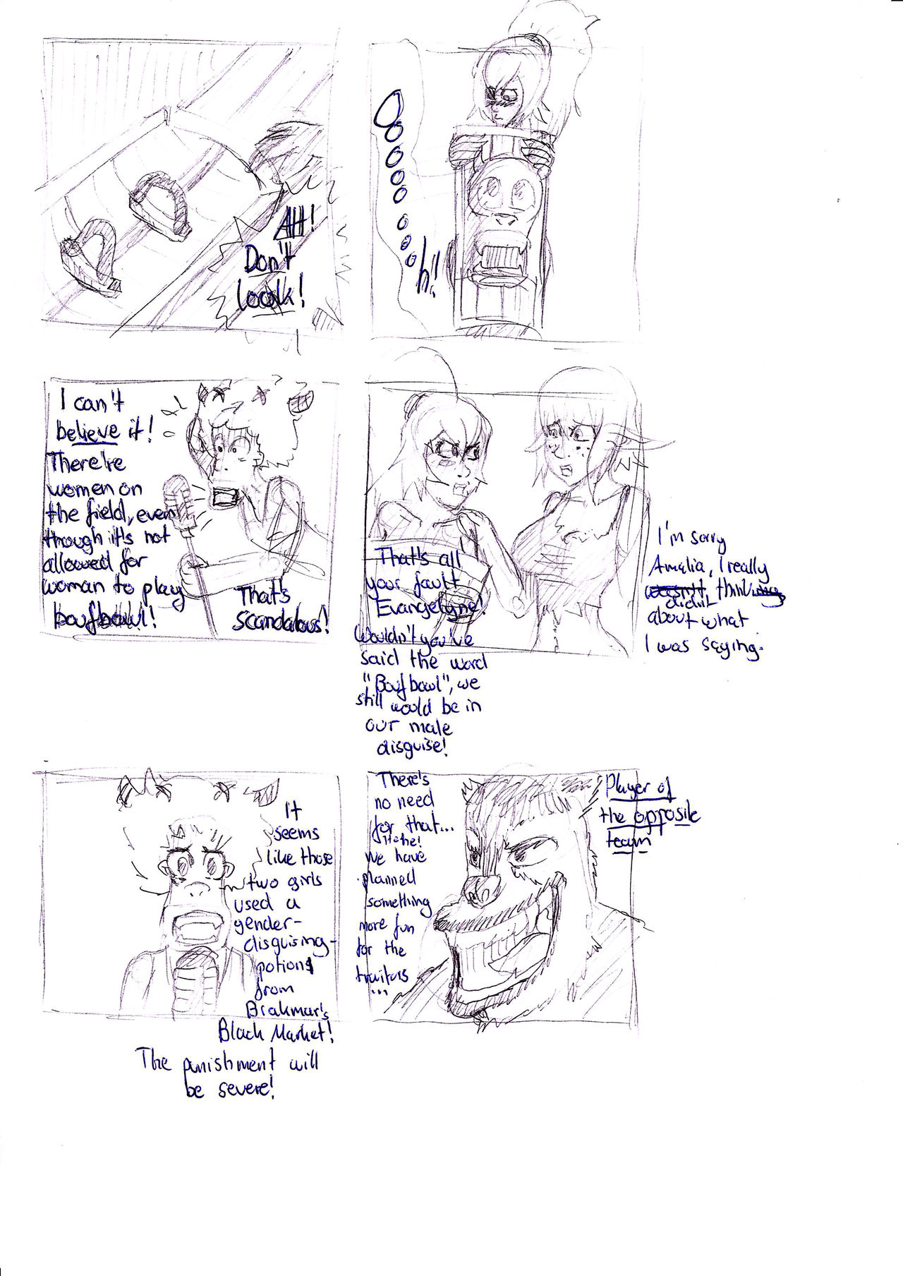 Amalia and Evangelyne's Boufbowl Aftermath page 1 full