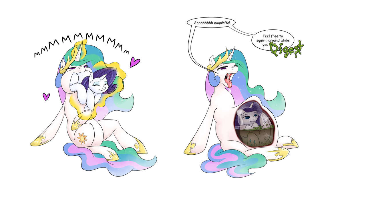 Celestia, Luna, and Cadence Vore Collection page 4 full