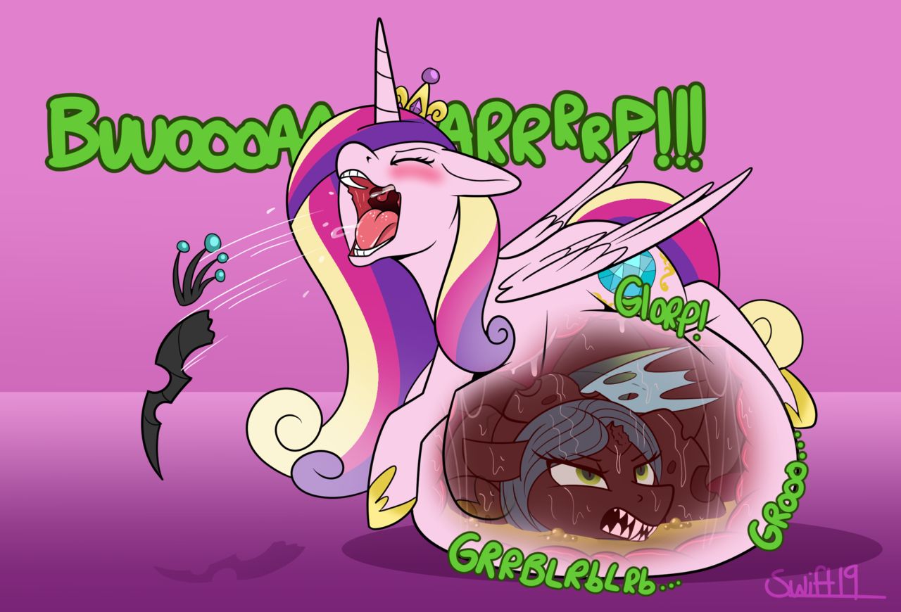 Celestia, Luna, and Cadence Vore Collection page 6 full