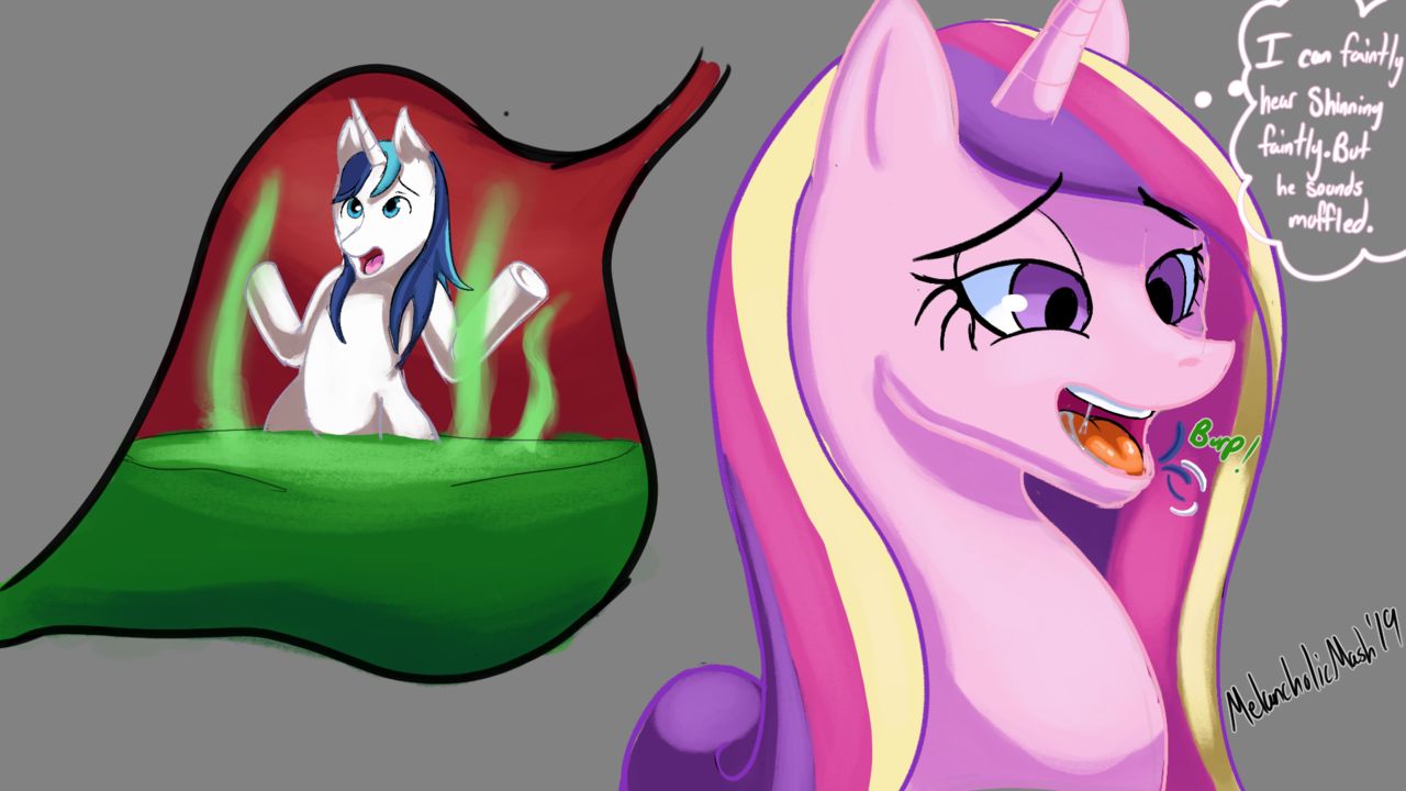 Celestia, Luna, and Cadence Vore Collection page 7 full