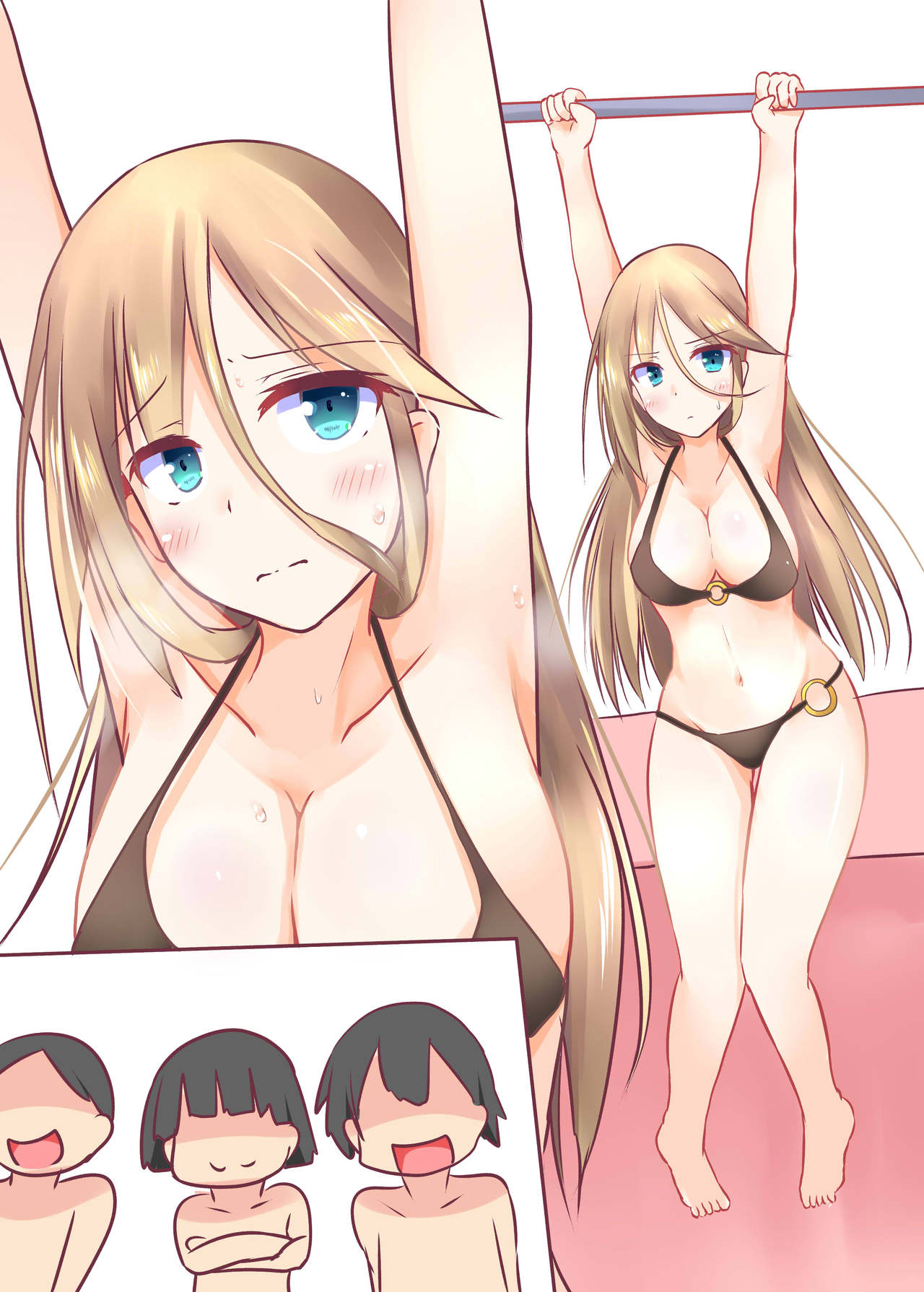 【くずもつ】ぶら下がりでエロガキにくすぐり責めされたり罰ゲームされるキララ page 2 full