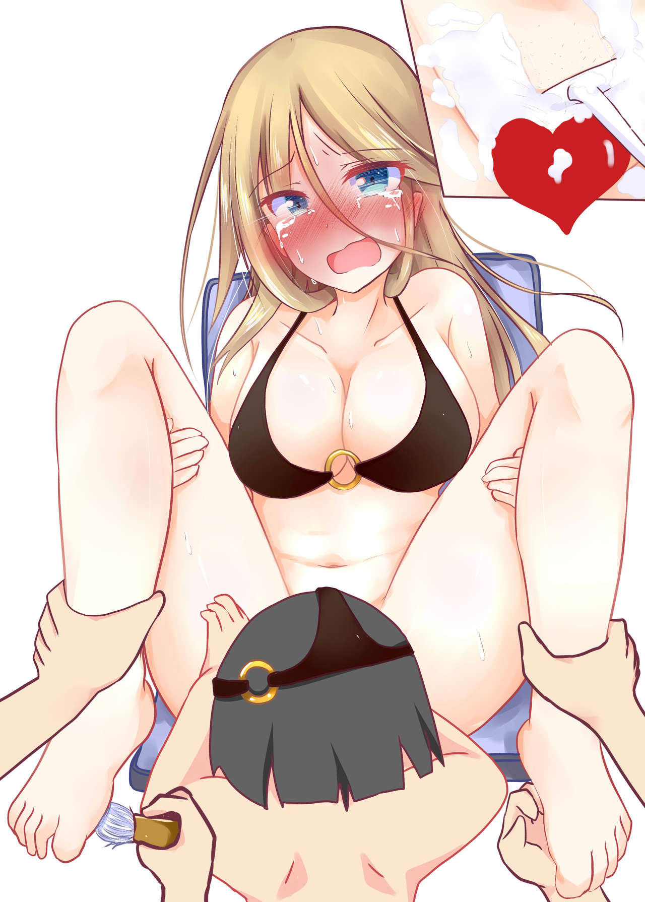 【くずもつ】ぶら下がりでエロガキにくすぐり責めされたり罰ゲームされるキララ page 8 full