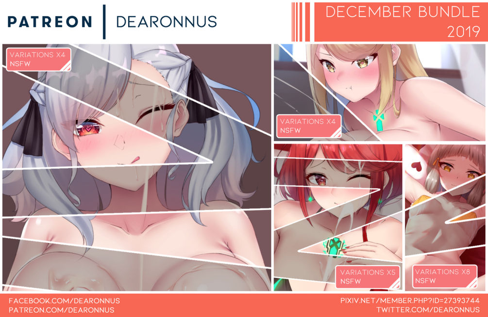 Dearonnus' Patreon Rewards December 2019 page 1 full