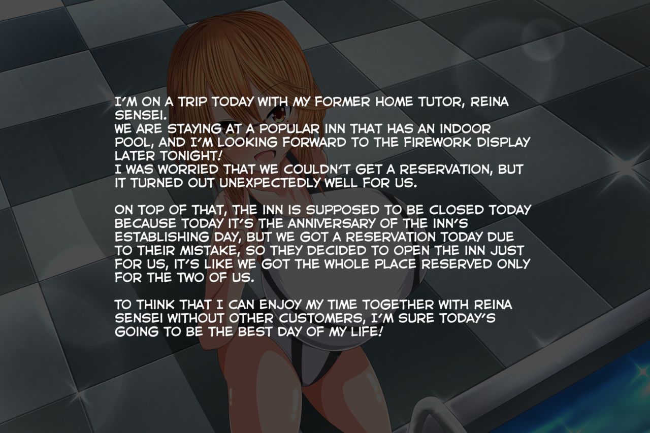Bakunyuu Onee-san Reina Sensei to Pool Ryokou | Pool Trip With Busty Teacher Onee-san♥ page 3 full