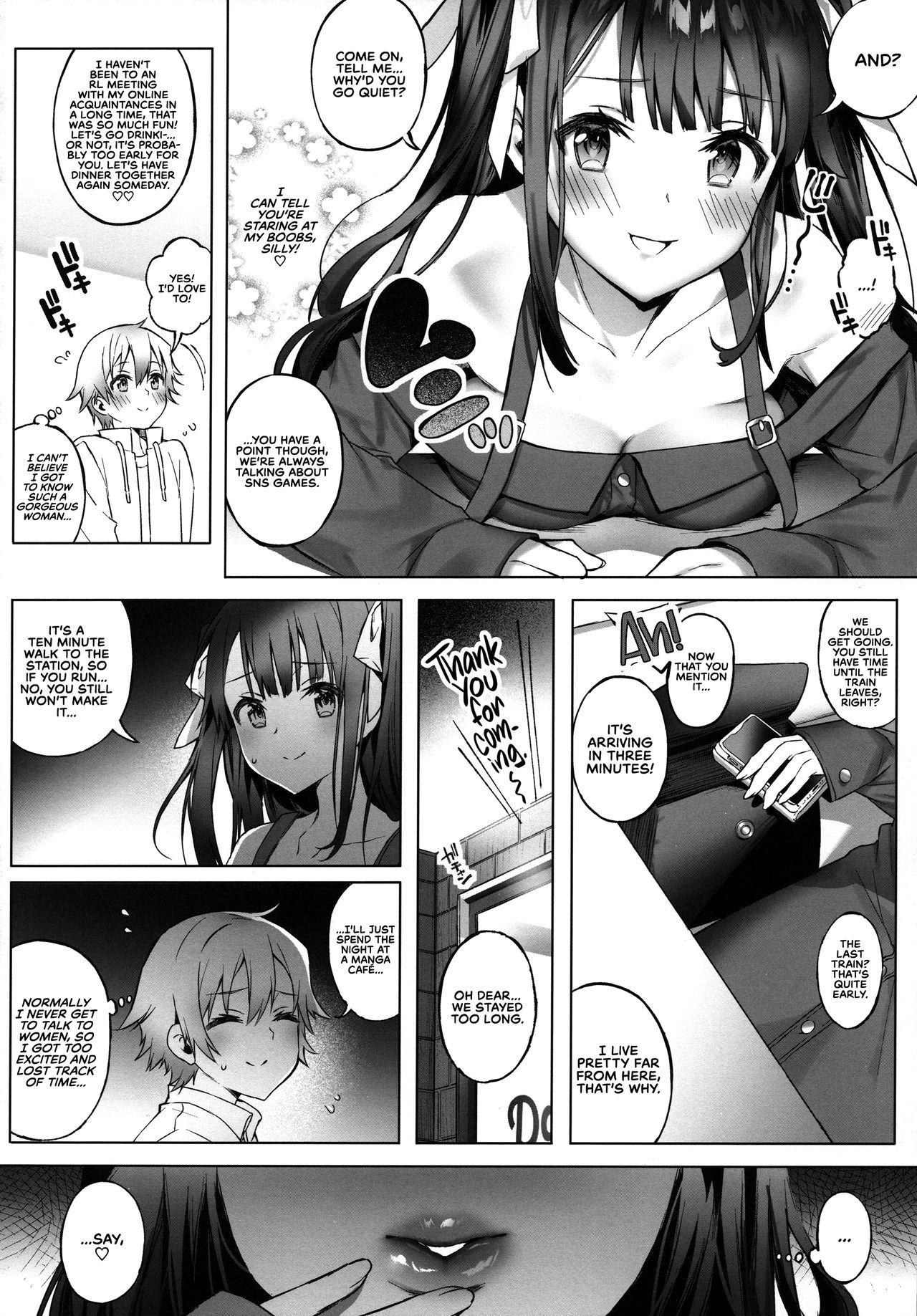 Off-Pako Onee-san wa Gaman ga Dekinai | The Girl I Met Online Can't Restrain Herself page 6 full