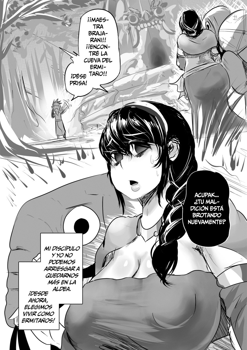 Inja Sekkusu! Brajarani Shishou! | Mi Maestra Brajarani es una Ermitaña del Sexo page 5 full