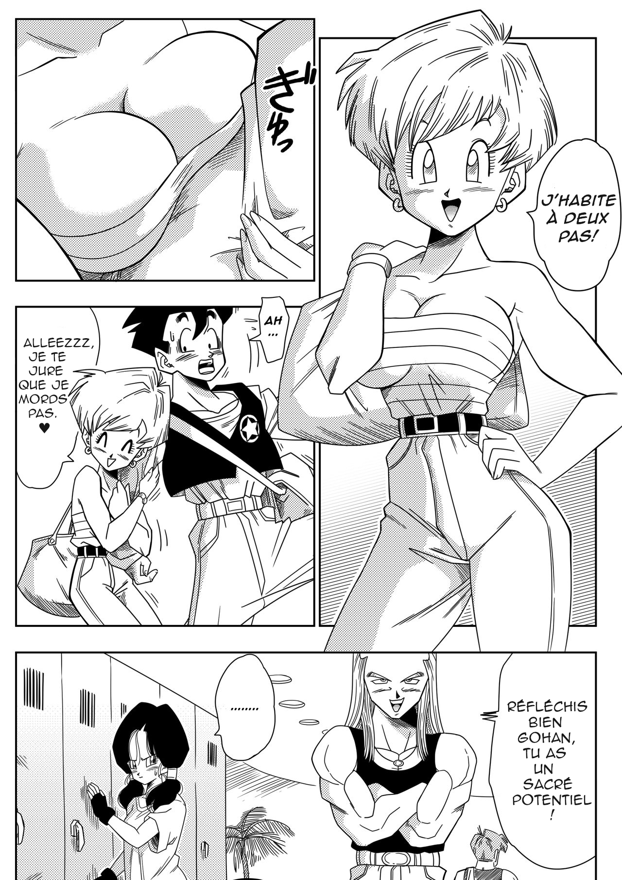 LOVE TRIANGLE Z - Gohan, Erasa to Deau page 4 full