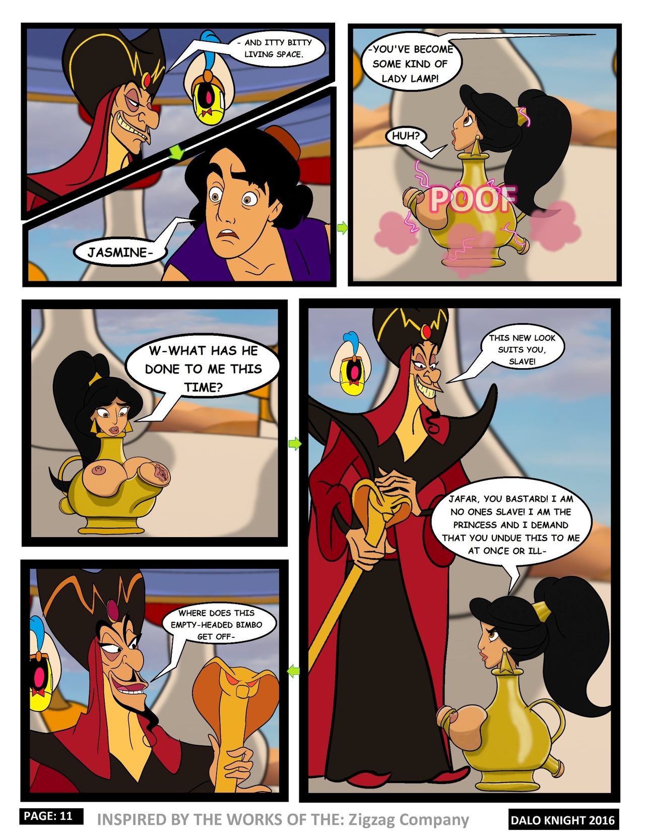 Binding Time &amp; Space Series: Aladdin page 10 full