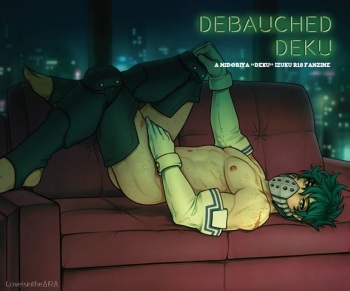 Debauched Deku: A Midoriya "Deku" Izuku R18 Fanzine cover