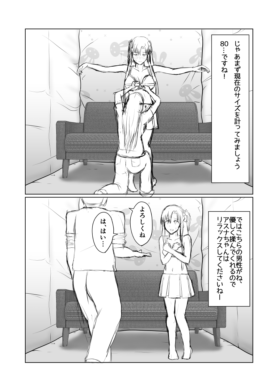 Asuna ga Shirouto Mono AV ni Deru Ohanashi page 8 full