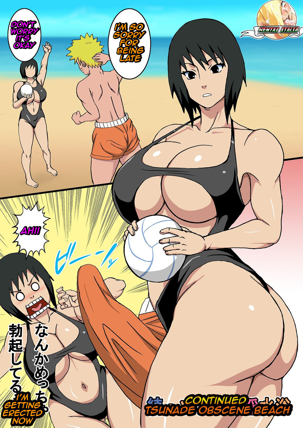 Zoku Tsunade no Insuiyoku | After Tsunade's Obscene Beach page 3 full