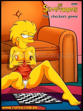 Os Simptoons 003 - Jogando Damas - The Checkers Game cover