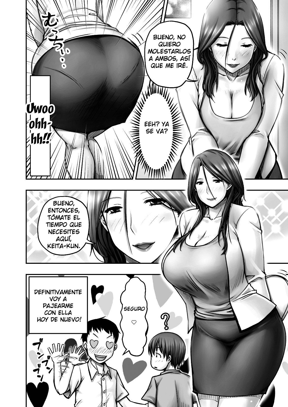 Akogare no Tomodachi no Okaa-san ni Itazura Shitara Gyaku ni Oishiku Taberareta | I Tried Playing a Prank On My Friend's Mom And Ended Up Being The One Pursued page 5 full