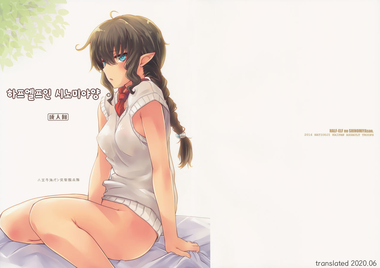 Half-elf no Shinomiya-san. | 하프엘프인 시노미야양 page 1 full