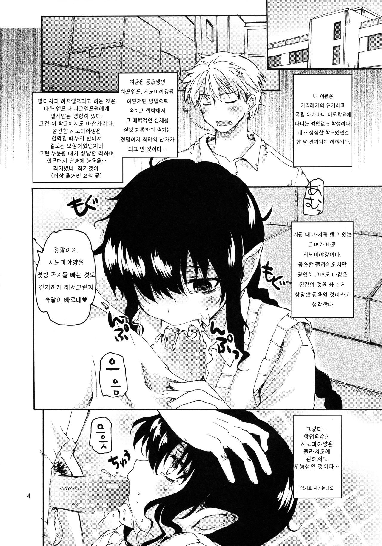 Half-elf no Shinomiya-san. | 하프엘프인 시노미야양 page 3 full