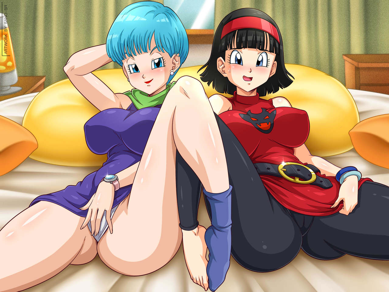 My hentai Dragon ball collection: Bulma and Chi Chi page 9 full
