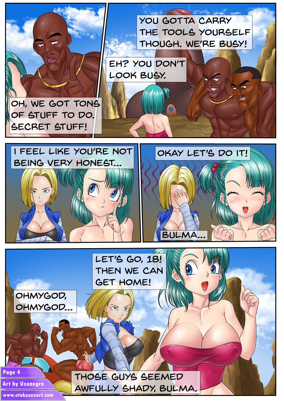 Dragon Ball H: Bulma’s BBC Saga page 5 full