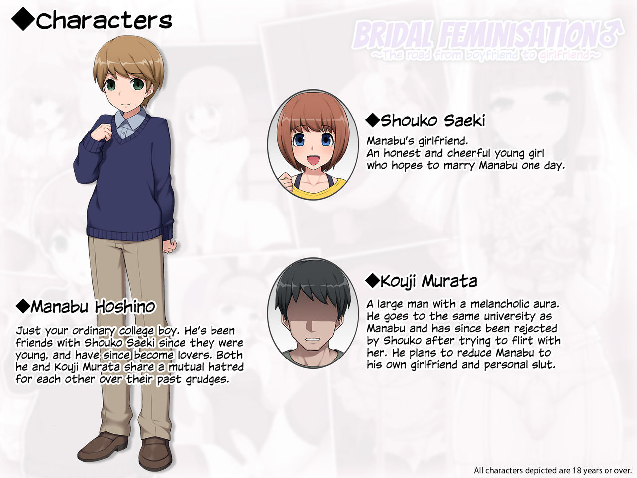 Mesu Ochi Hanayome ~Kare ga Kanojo ni Ochita Wake~ | Bridal Feminisation ~The road from boyfriend to girlfriend~ page 2 full