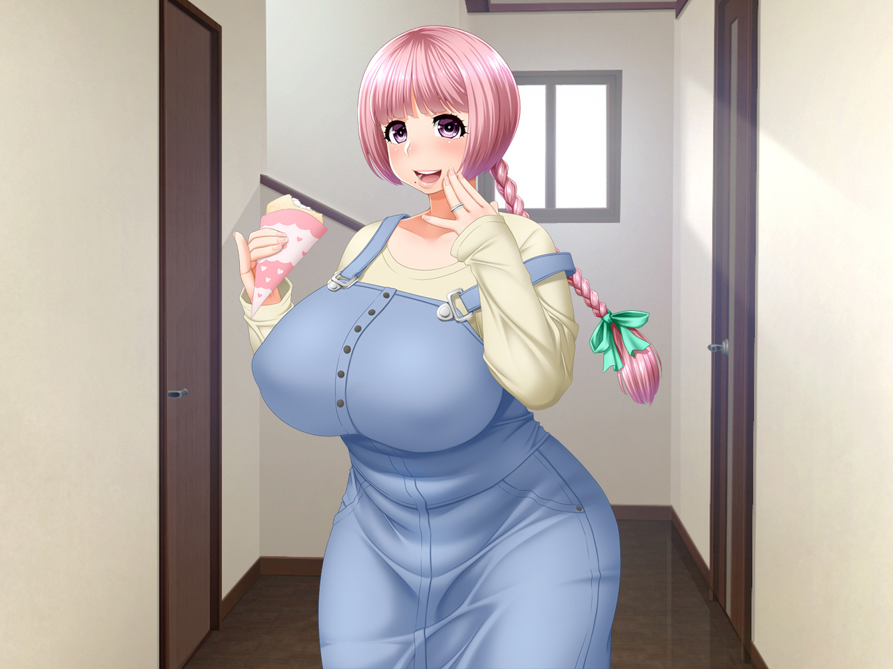 # Diet Monitor no Wana ni Hamatta Okashi Daisuki Pocha Tsuma Fumi ka 29-sai page 5 full